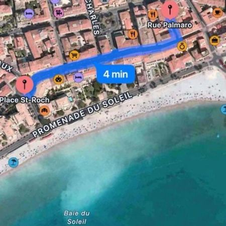 Sublime T2/ Cosy/ Clim/ Parking/Plage Menton Extérieur photo