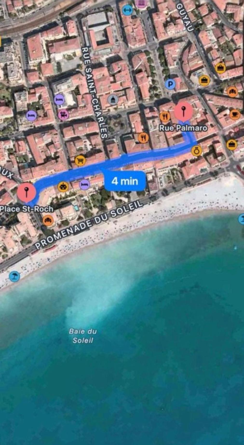 Sublime T2/ Cosy/ Clim/ Parking/Plage Menton Extérieur photo